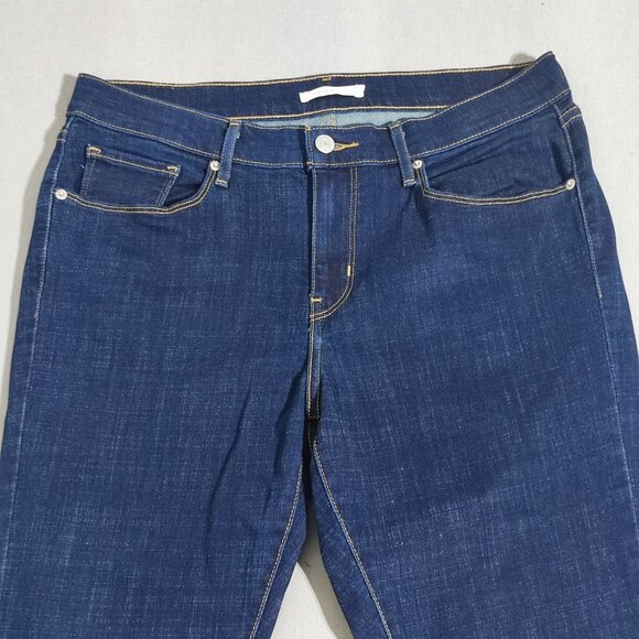 Levi's jeans women's size 12M W31/L32 indigo blue Classic Bootcut high rise - Picture 2 of 14